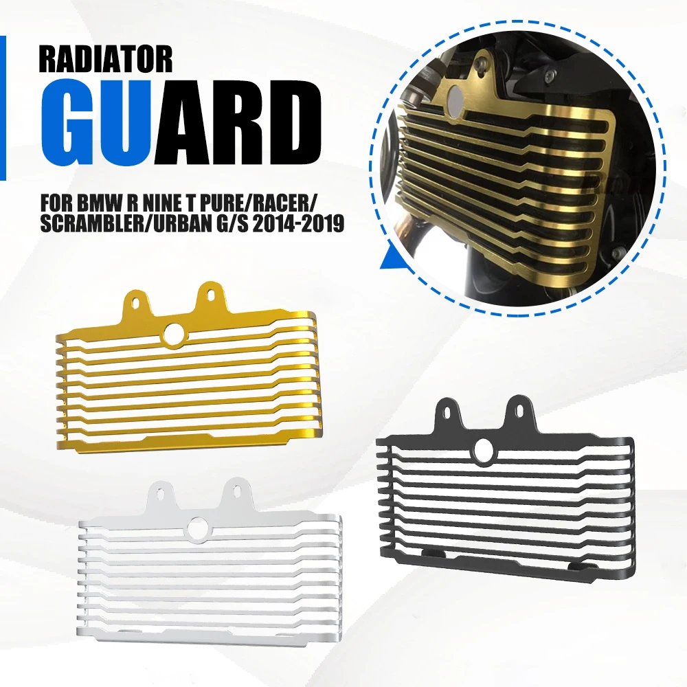 

Motorcycle Radiator Grille Guard Protector Grill Cover For BMW R Nine T Pure/Racer/Scrambler/Urban G/S Radiator Guard 2014-2019
