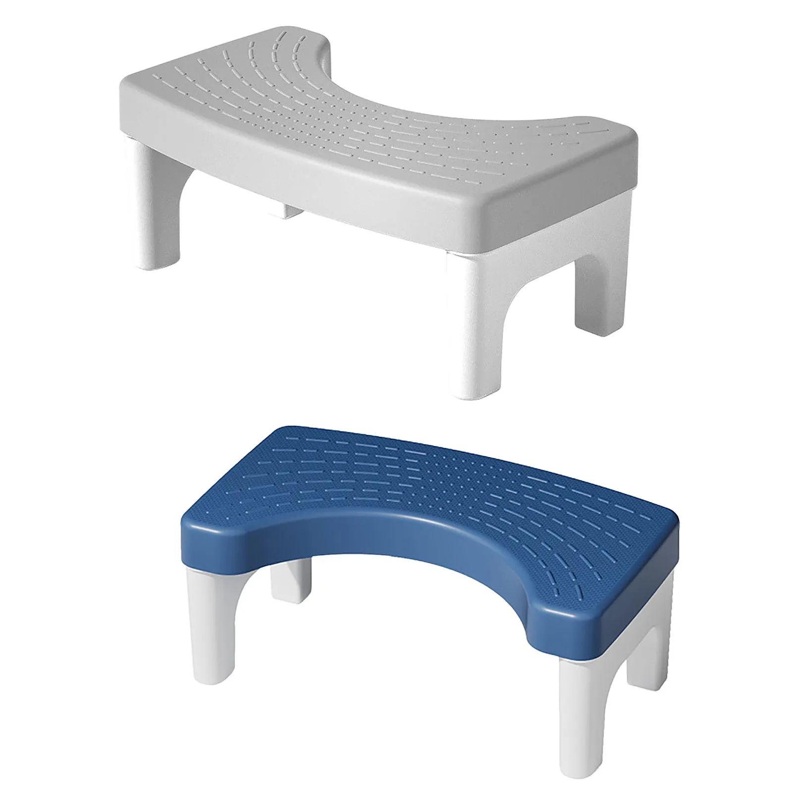 Toilet Stool Poop Stool for Squatting Posture Bathroom Thick Portable Potty Stool Anti Slip for Kids Adult Pooping Stool