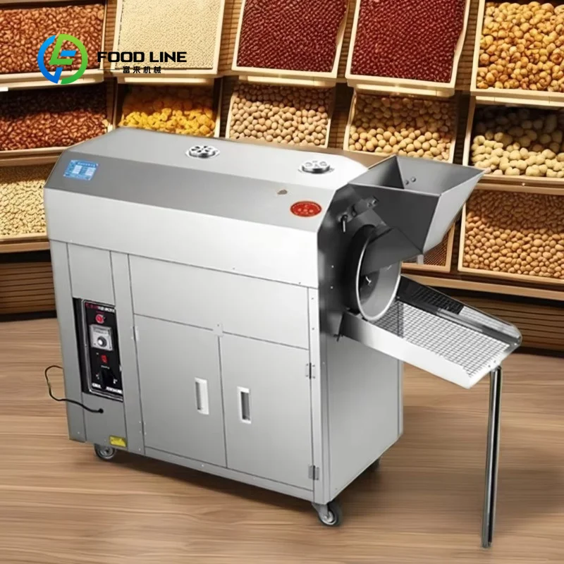 Custom Electric Rotary Roaster 380V Drum Baking Equipment for Coffee Cocoa Beans Wholesale Purchase Get Special Offer