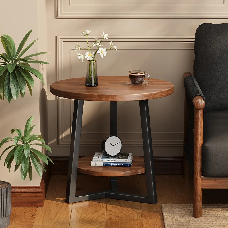 Circular coffee table, sofa side table for small living room and household use, balcony small table, tea table ，coffee table