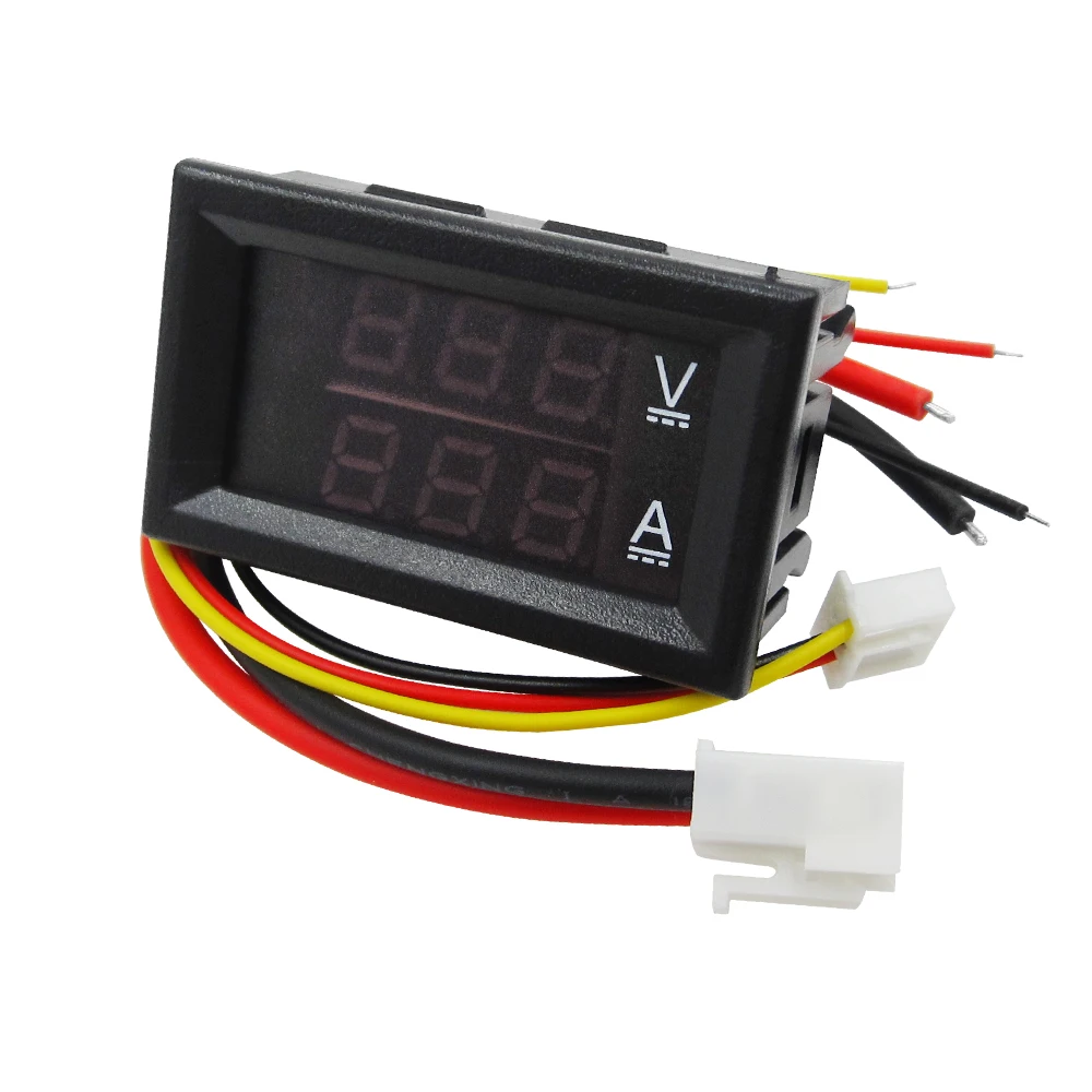 HAILANGNIAO DC 0-100V 10A Digital Voltmeter Ammeter Dual Display  Current Meter Panel Amp Volt Gauge 0.28