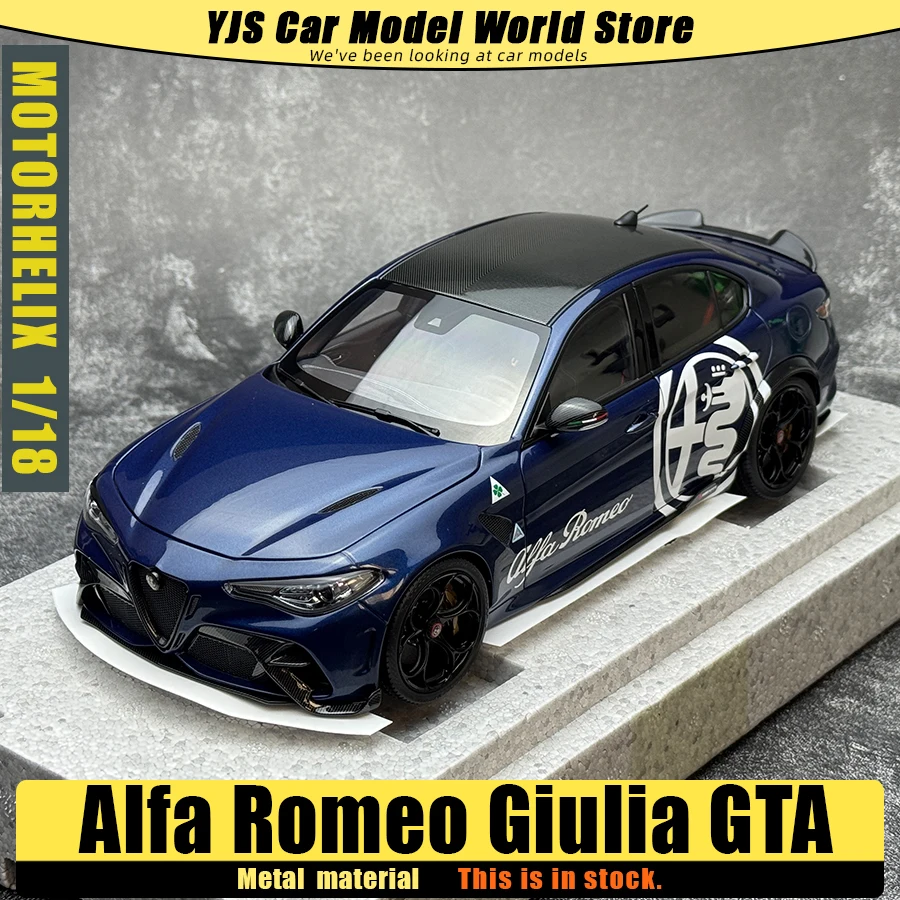MOTORHELIX 1/18 Alfa Romeo Giulia GTA Sportwagen metalen automodel statische displaystukken vakantiecadeaucollectie