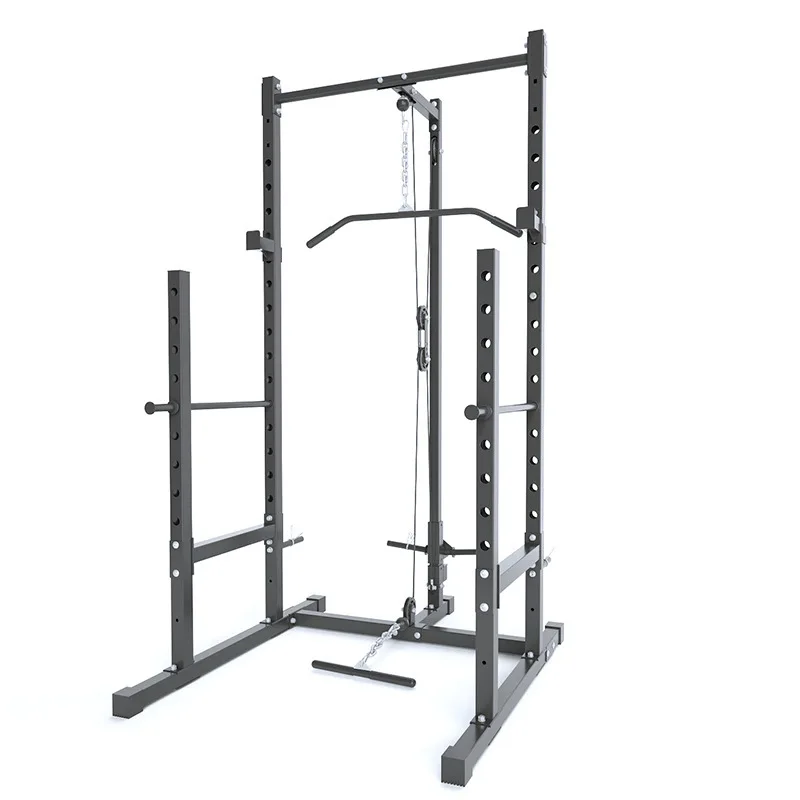 

Home Multifunctional High and Low Pull Half Frame Squat Rack Bench Press Rack Horizontal Bar Comprehensive Training Device