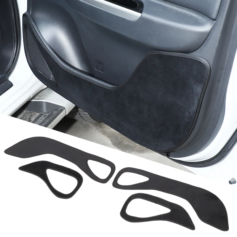 

For Mitsubishi Eclipse 2006-2011 Velvet Car Inner Door Anti-kick Pad Anti-Dirty Panel Trim Protective Pad Accessories