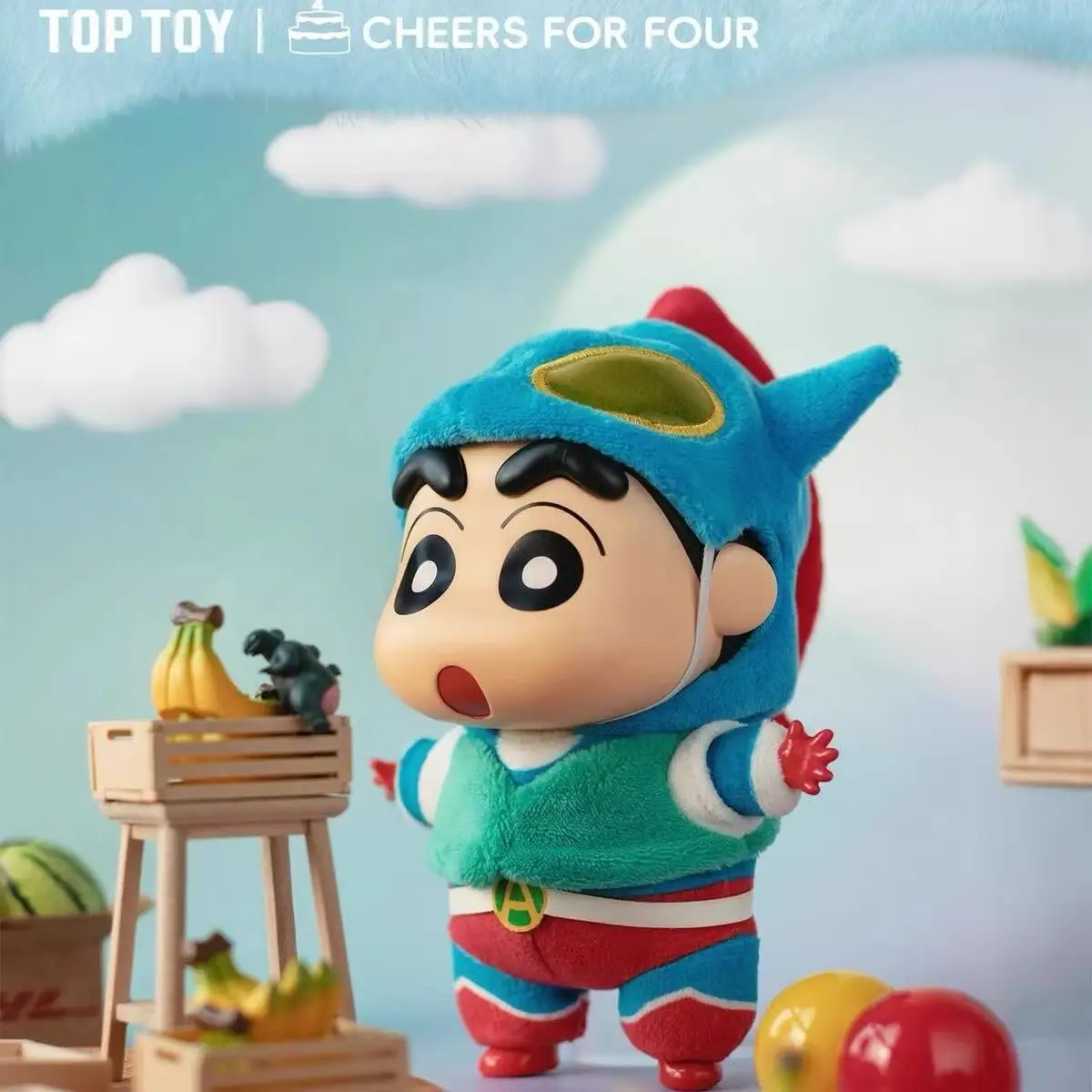 HEET!!! Crayon Shin-Chan Blind Box Kostuum Party Serie Vinyl Pop Anime Action Figure Mystery Box Collection Model Toy Gift