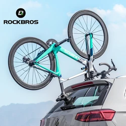 ROCKBROS Quick Release Suction Cup Bike Rack for Car  Aluminium Alloy Bike Carrier Roof Top Sucker Bike Rack Cycling