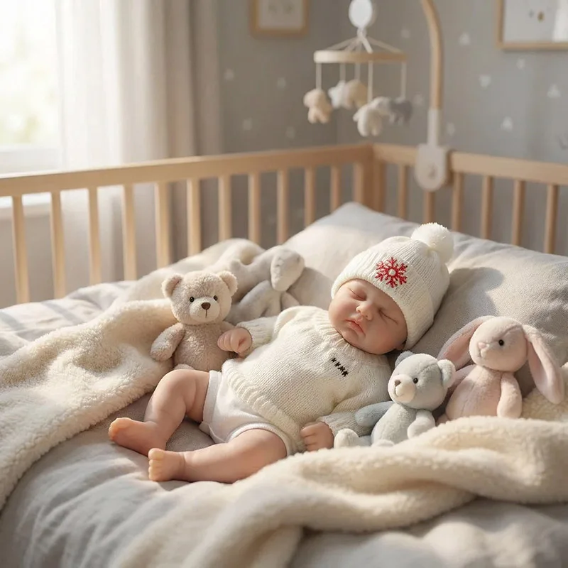 12inch No Hair Pickle Multiple clothing options Cute Full Solid Silicone Flexible Elastic  Lifelike Reborn Doll for Collectors