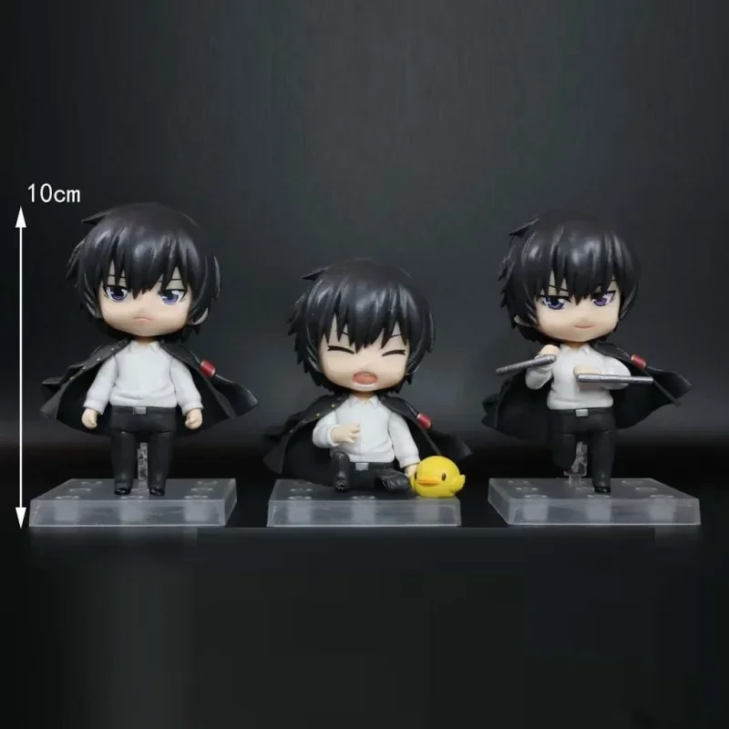 12cm HITMAN REBORN Anime Figures Hibari Kyoya Sawada Tsunayoshi Cute Action Figures Characters PVC Model Doll Collect Gift Toys