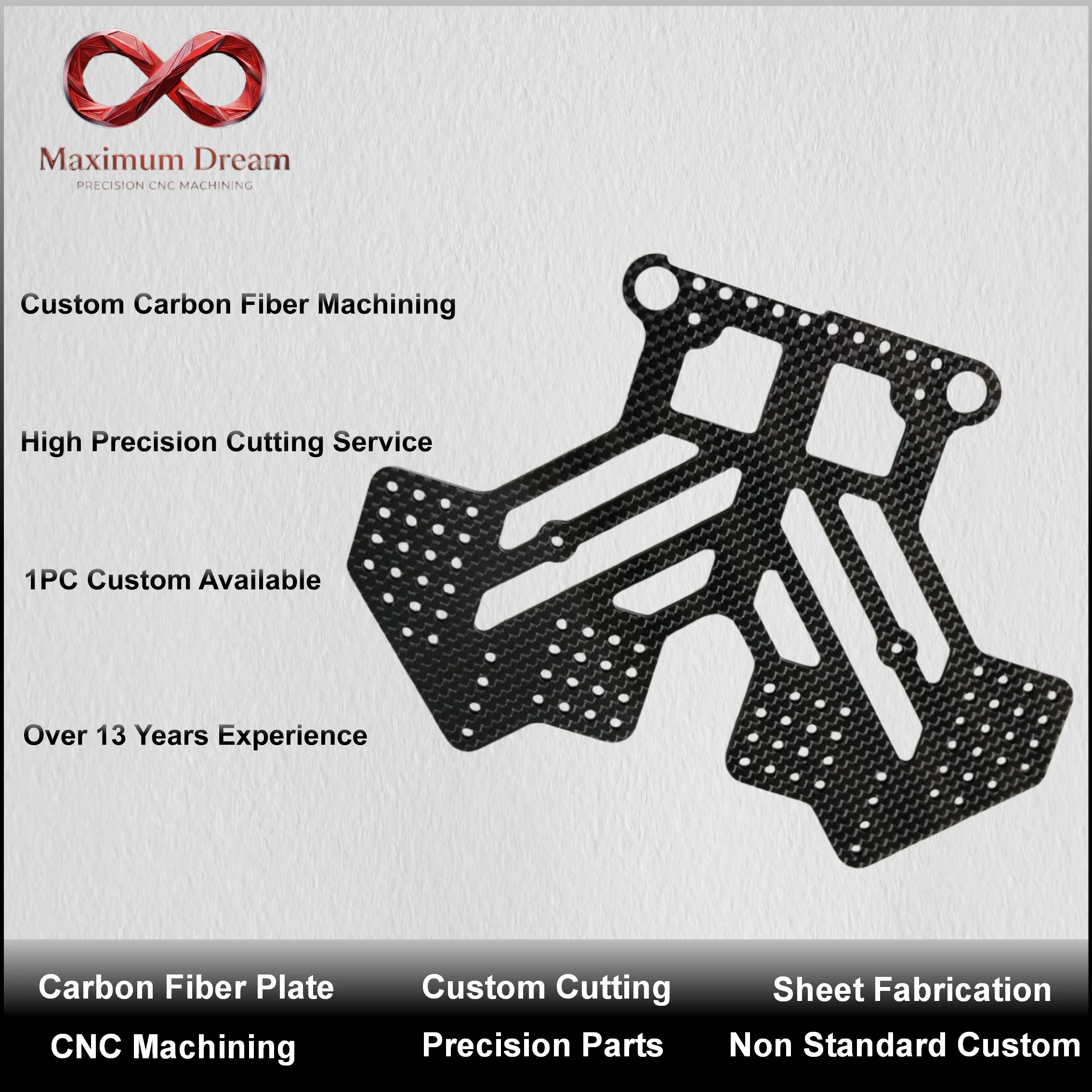 Servicio de Mecanizado CNC de  - Drone Frame reseña y precio