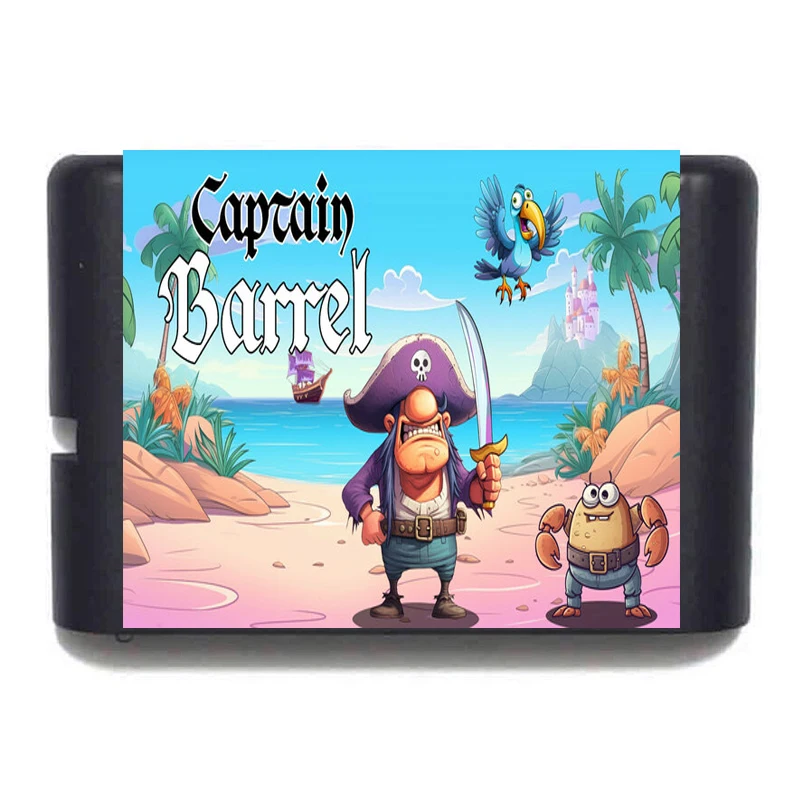 Captain Barrel MD 16Bit Game Card For mega drive Genesis