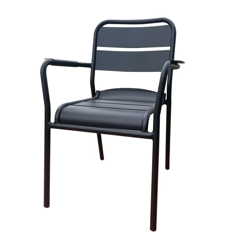 

Customizable Internet celebrity milk tea shop open-air metal courtyard garden balcony leisure seat outdoor furniture