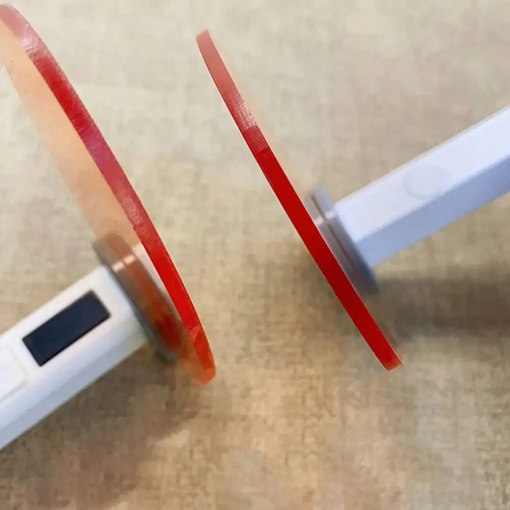 2 pezzi piastra di protezione per lampada per unghie anti-luce blu protezione per gli occhi regolabile bordo per paralume per luce per unghie installazione semplice