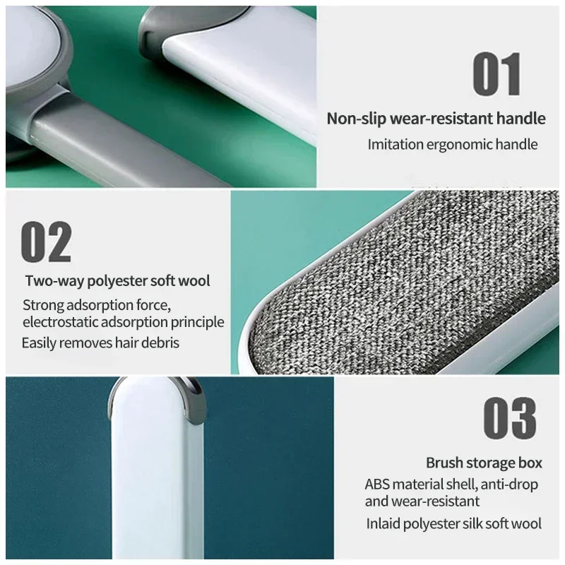 Magic Clothes Lint Remover Reusable Pet Cat Hair Fur Roller Brush Portable Lint Remover Brushes - Lint and Fur Remover Dog & Cat image 6