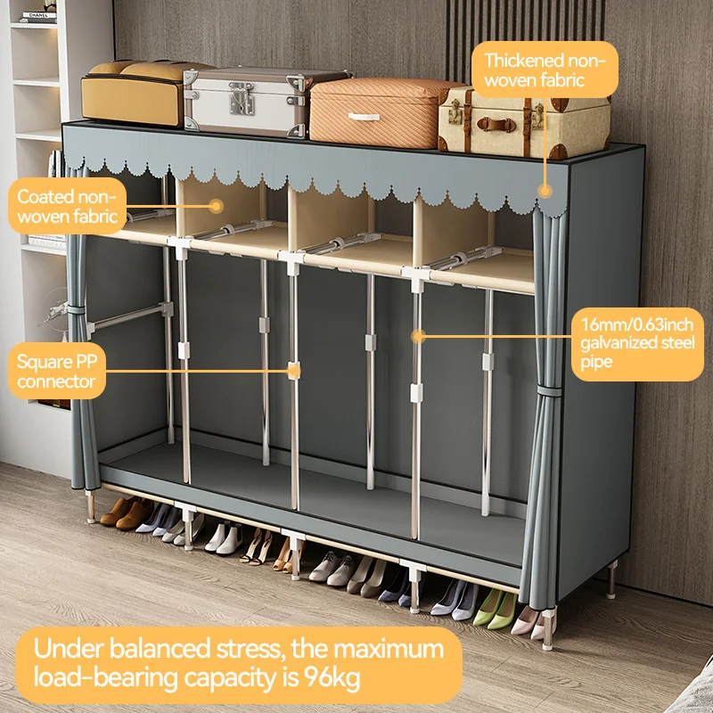 Thumbnail 2 - #10 Low Cost Open Closets That Work
