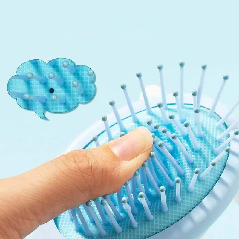 أنيمي سانريو كورومي Pochacco سينامورول بلدي ميلودي ثلاثية الأبعاد تدليك وسادة هوائية مشط المحمولة ولطيف مكافحة ساكنة مشط صغير فتاة الهدايا