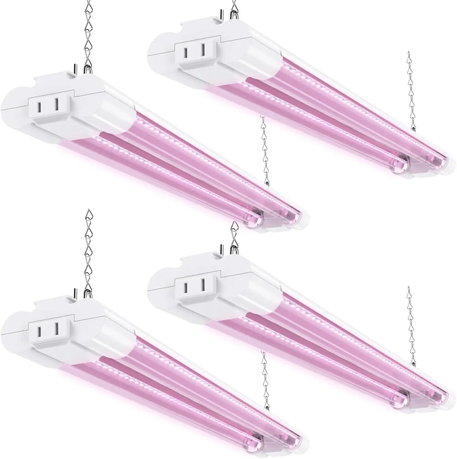 

2ft 20W Full Spectrum LED Grow Light for Seed Starting, Indoor Plants, Linkable up to 8, 4 Pack