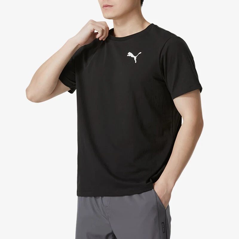 

Puma подлинная новая мужская модная спортивная простая дышащая футболка с коротким рукавом 685644-01