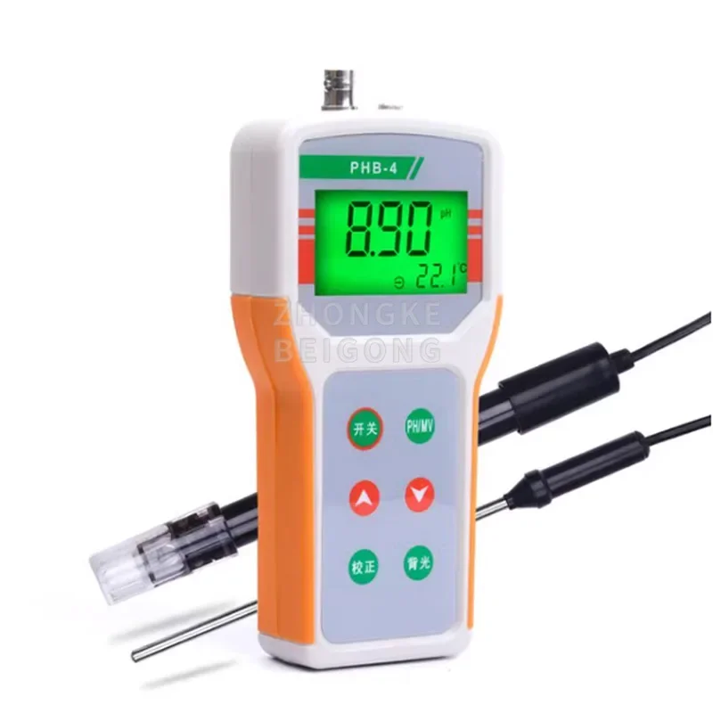 Digital Display Portable Ph And Temp Orp Meter