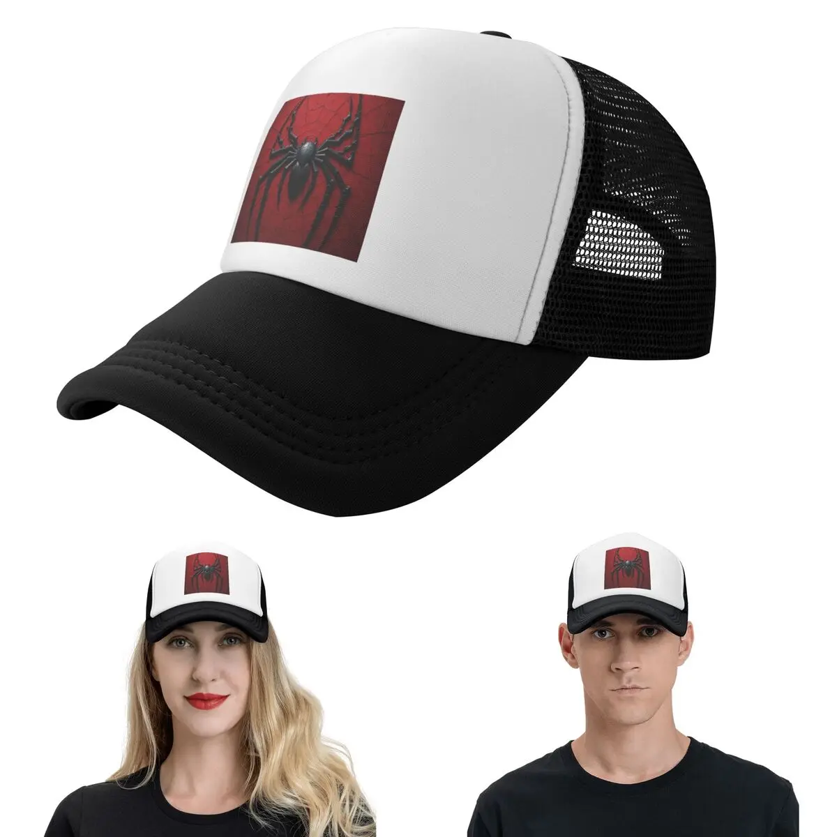 Spider And Web (18) Cap Fashion Mesh Baseball Caps Adjustable Hat Hip Hop Summer Unisex Baseball Hats