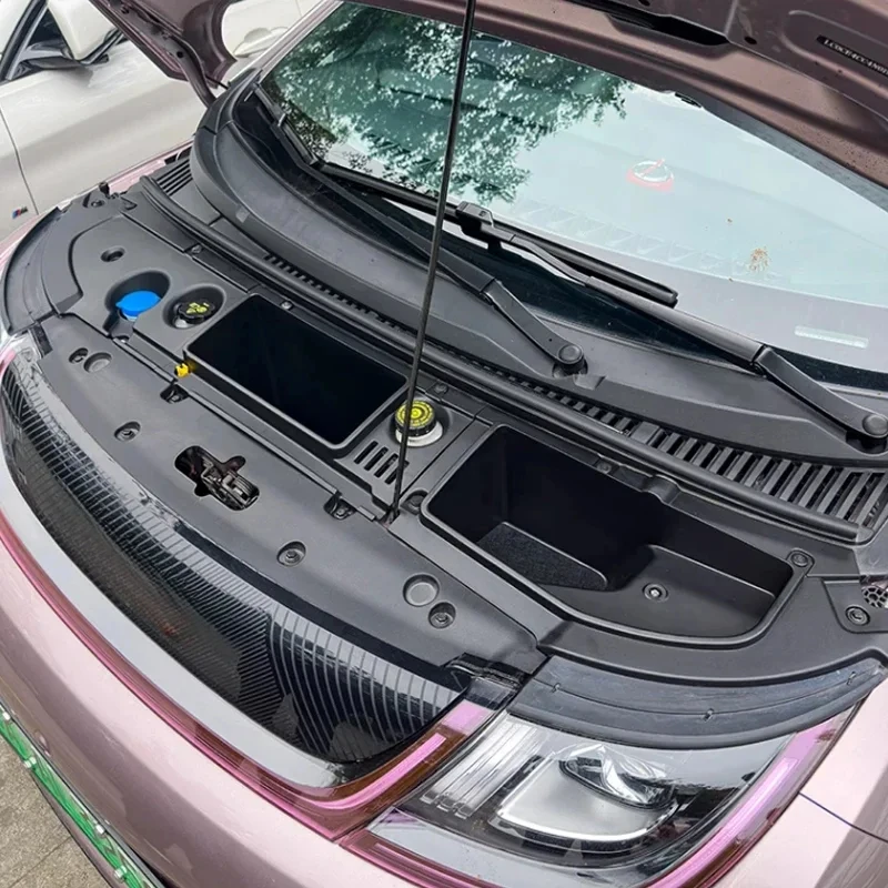 Caja organizadora para maletero delantero de coche BYD Dolphin 2023-2024, caja de almacenamiento para habitaciรณn de motor de timรณn izquierdo, gran