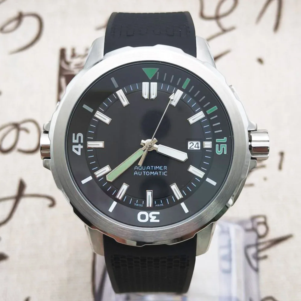 2025 Luxury New Automatic 47mm Watches for NH35 Movement Mechanical Watches Stainless Steel Luminous Dial with Date Watch