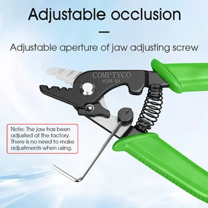 Faser-Optik-Stripping VCFS-33, Strippers-Kabel, FTTH-Werkzeuge, drei Anschlüsse 6 Hauptverkaufsfaserfaserkissen - №3