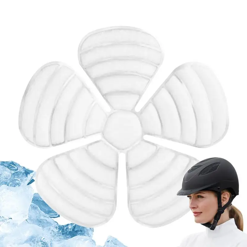 Hat Ice Liner Mat Leak-Proof Ice Cap Mat Summer Ice Hat Liner Ice Cap Mat with Good Cooling Performance for Activities Cycling