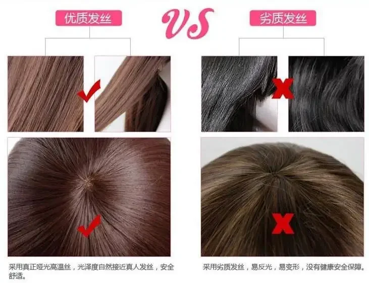 세련된 유럽과 미국의 가발 아프리카 작은 컬 머리 긴 곱슬 머리 화학 섬유 가발 헤드 기어 성능