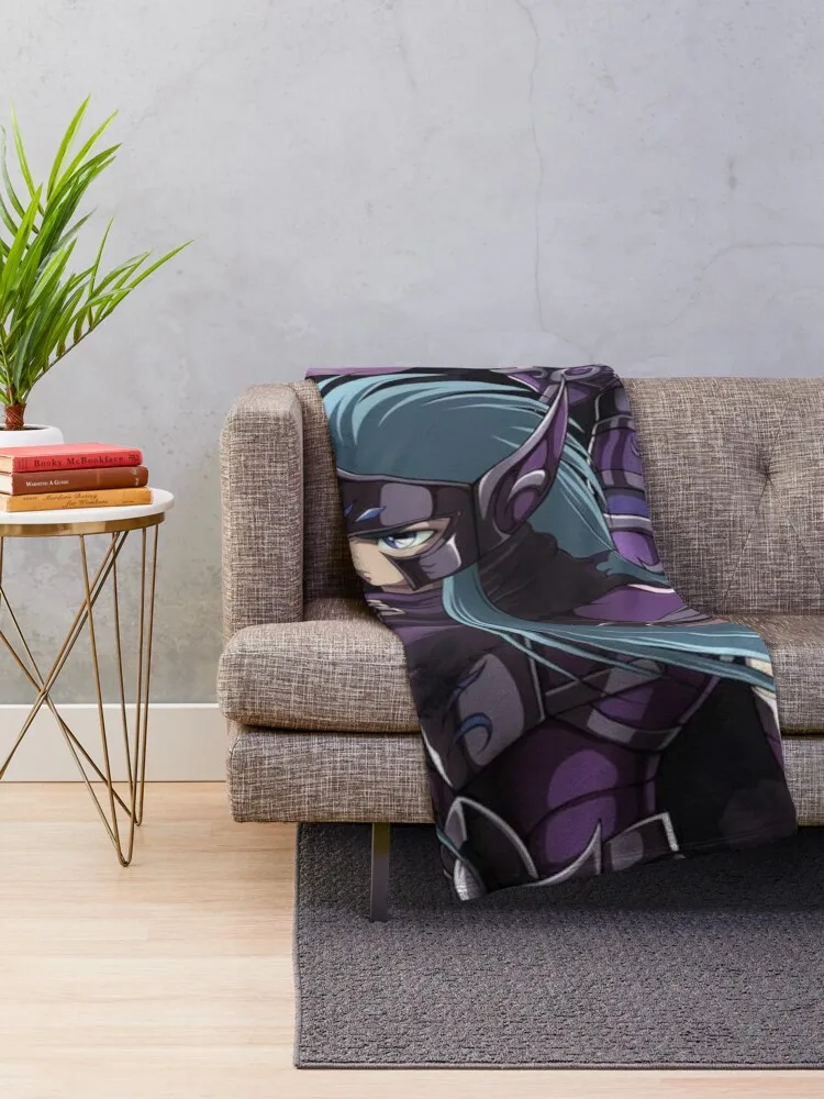 Saint Seiya Knights of the Zodiac Throw Blanket Fashion Sofas bed plaid Bed linens Blankets