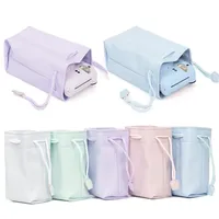 Universal Instant Camera Pu Waterproof Drawstring Bag Portable Storage Case For Instax Mini 12/11/9/8/90/evo/liplay Accessories