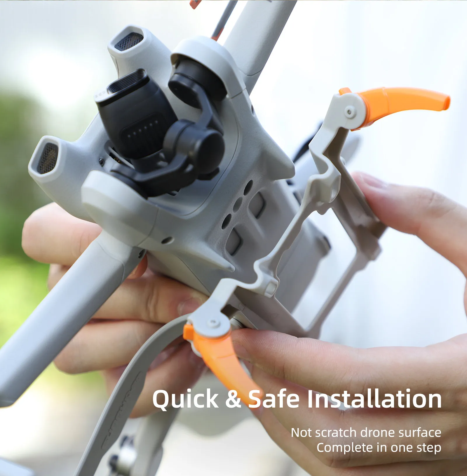 ل DJI Mini 3 الطائرة بدون طيار للطي الهبوط الإفراج السريع زيادة ترايبود تمديد الساق حامي ل DJI Mini 3 الملحقات