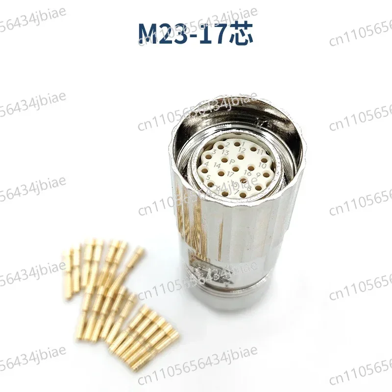 M23 12/17 Pin Female Connector Feedback Encoder Cable for Industrial Automation
