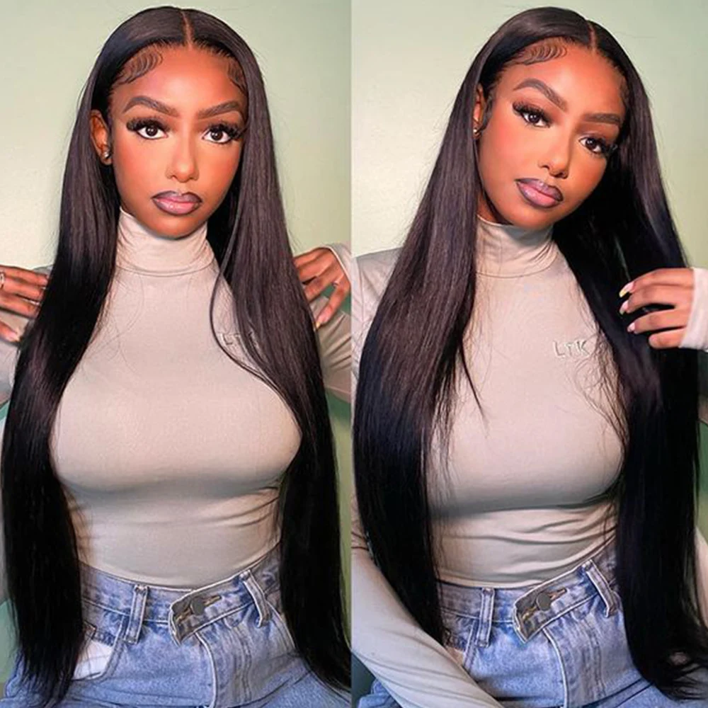 Straight Wig Straight Lace Front Wig Brazilian Lace Front Human Hair Wigs 30inch 13x4 Straight Human Hair Wigs 4x4 Lace Frontal