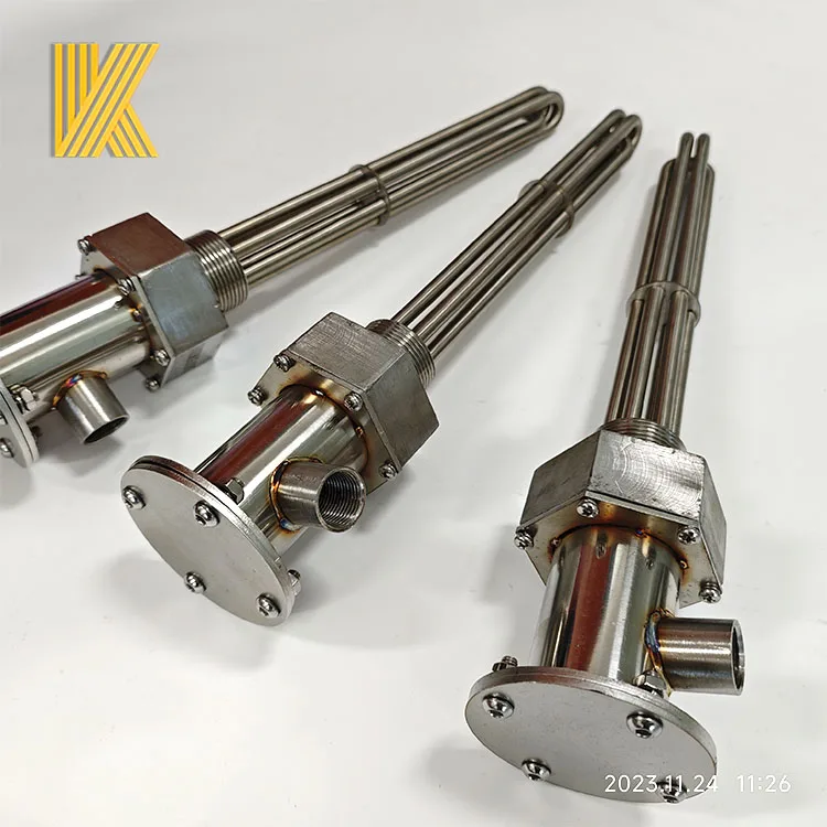 3kw/6kw/9kw/12kw/15kw 스테인리스 스틸 관형 담금식 온수기 (액체 가열용)