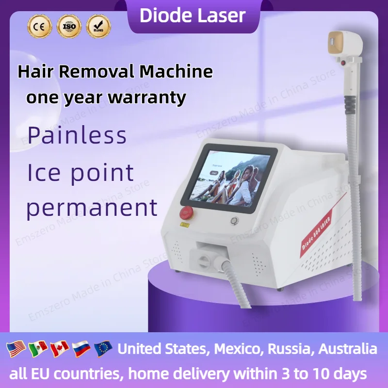 4000W  latest factory price 808nm diode 755 808 1064nm permanent hair removal painless facial hair removal