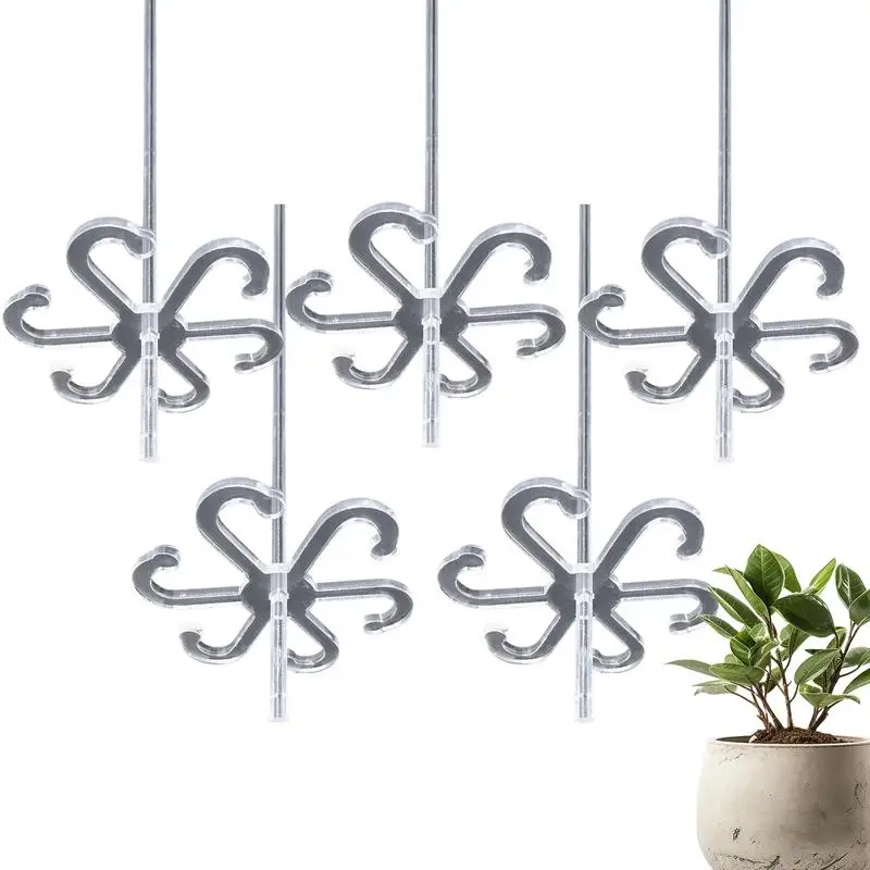 الجذعية دعم الألوكاسيا Monstera ورقة يدعم 5 قطعة مقاطع دعم الكرمة لتسلق النباتات لتنمو تستقيم وجعلها أكثر صحة