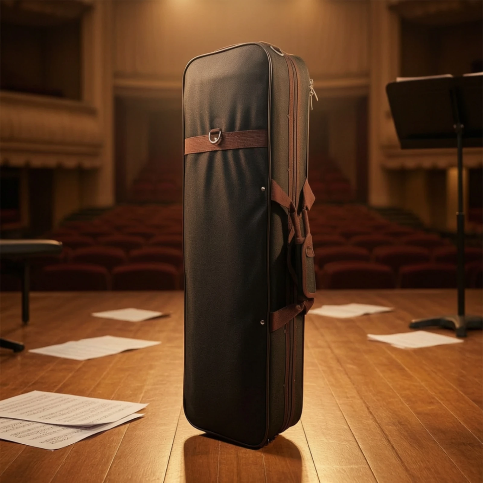 Violin Case Shielded Violin Case with Humidity Meter Hygrometer Long-Lasting Portable for Violinists, Travel, Music School