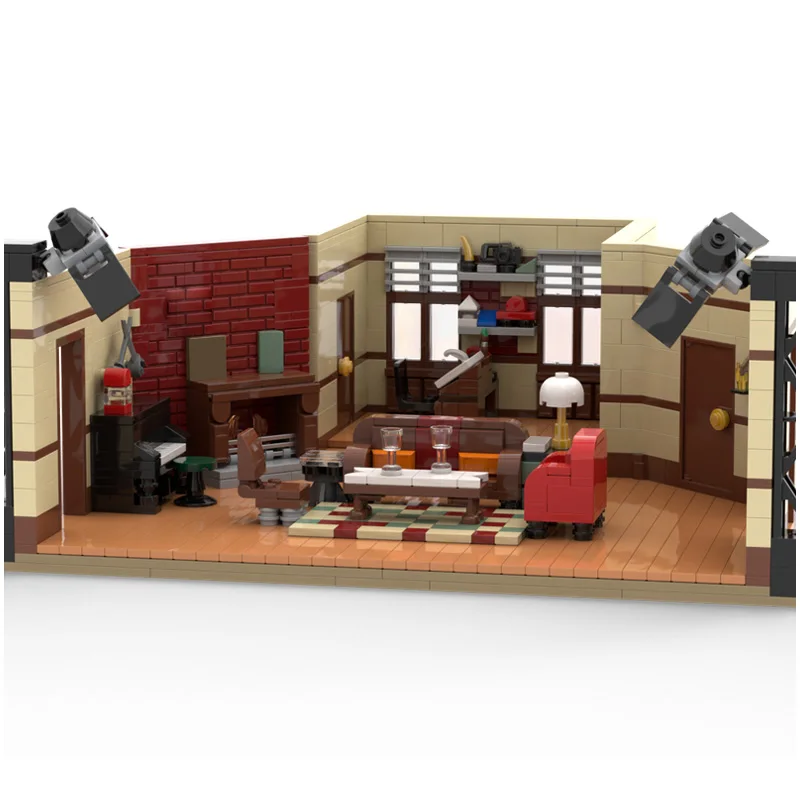 980 قطعة MOC مدينة شارع المشاهد وحدات مبدعة نيويورك شقة بنة لتقوم بها بنفسك التعليمية التجمع لعبة هدايا عيد ميلاد الاطفال #5