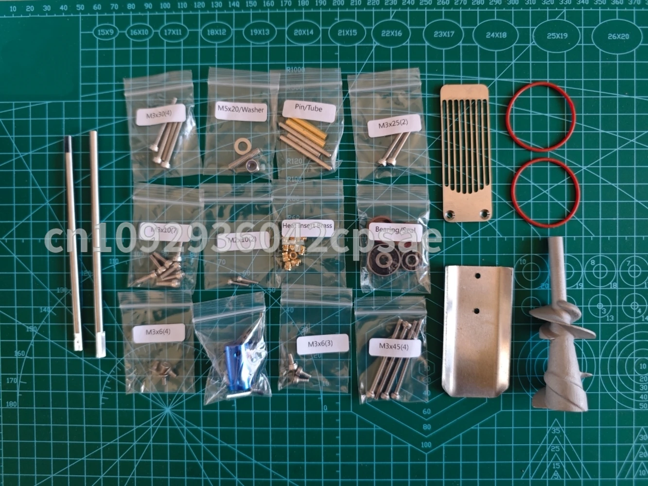 Pompa M-JET-35 per barche da corsa RC ad alta velocità Stampa 3D fai-da-te