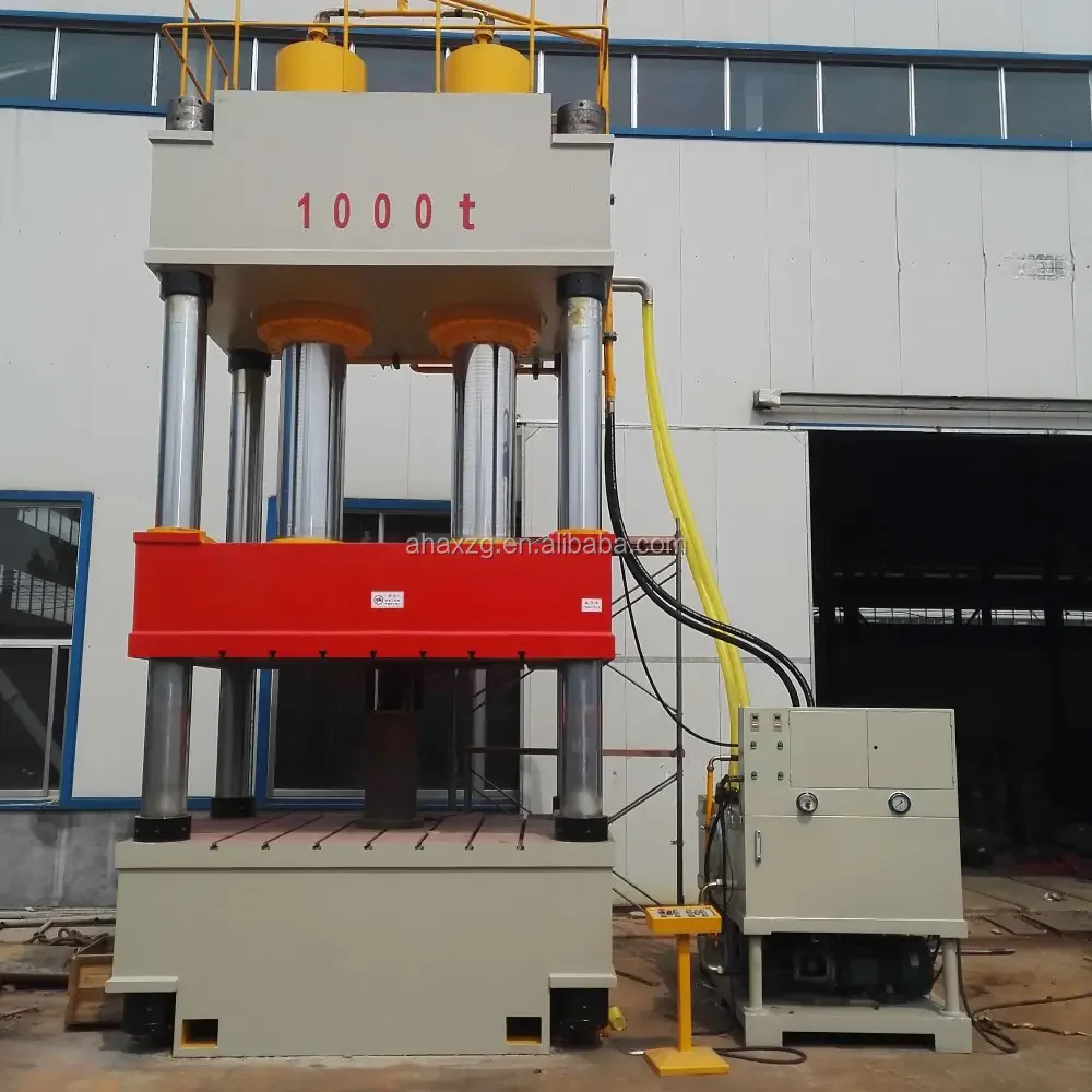 سعر المصنع 1000 2000T 3000T أربعة أعمدة اسطوانات مزدوجة الصفائح المعدنية تشكيل الصحافة الهيدروليكية