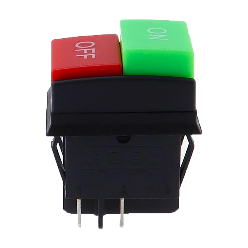 Rocker switch WF03-C1 KCD4 button start stop control button double red 1NO 1NC New type Superior quality