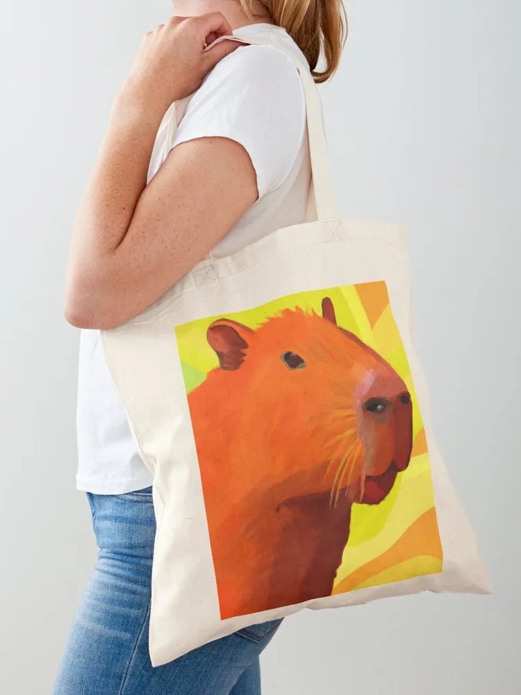 

The Stoic Capybara Tote Bag Woman shopper bag tote bag women Women's bags