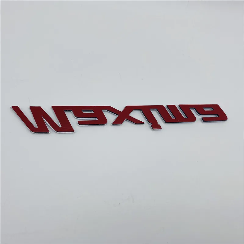 For Maxima Emblem Lower Case Letters Rear Trunk Lid Logo Name plate Badge Car Stickers