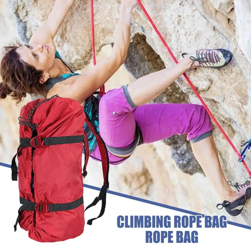 

Climbing Rope Bag Professional Climbing Bag Non-Slip Arborist Equipment Adjustable Mountaineering Supplies For Men Women