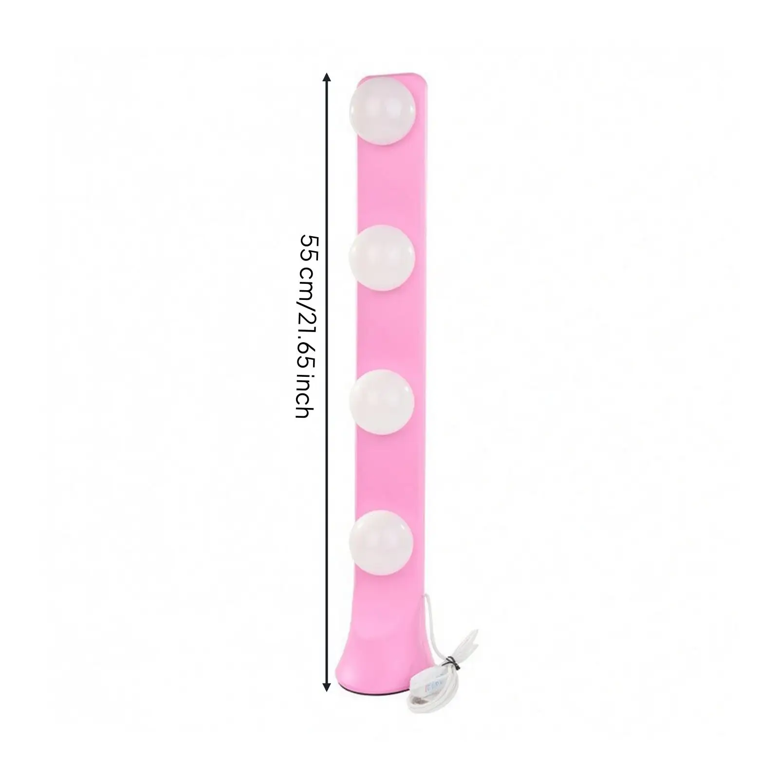 Desk LED Video Light with Four Round Heads for Even Illumination for Makeup and Video Calls