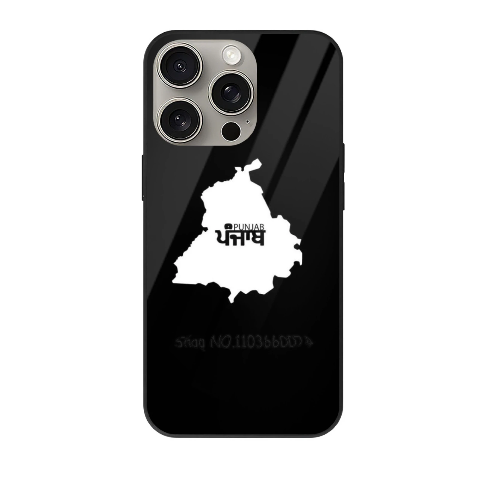 حافظة هاتف البنجاب لهاتف آيفون 16 برو ماكس 15 14 13 Mini 11 12 Xs Xr 7 8 حافظات سوداء البنجاب البنجاب الحب ملكة جمال Gurmukhi Chandigarh