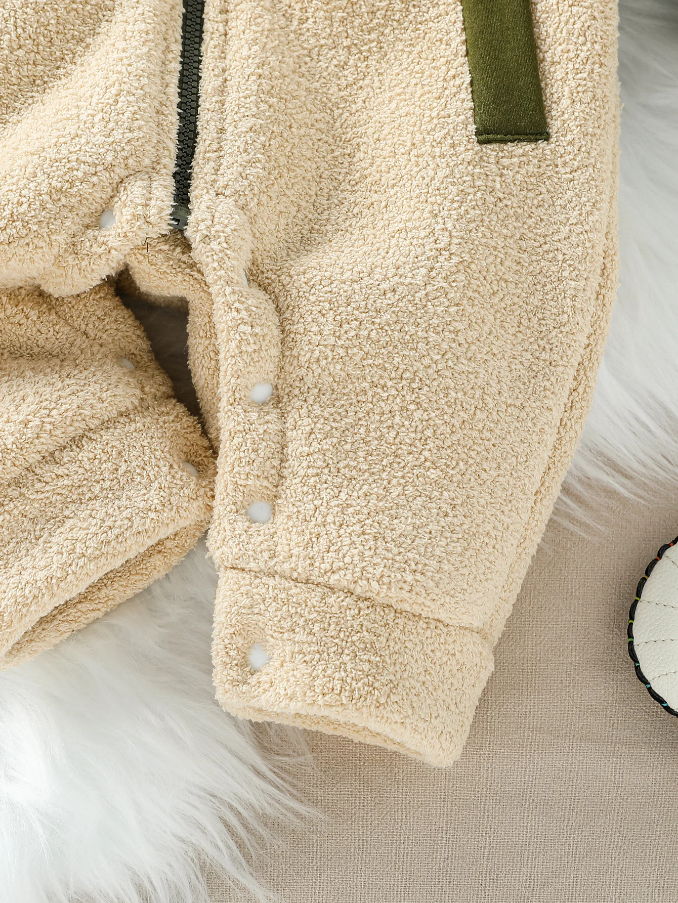 Nette Neugeborene Baby Strampler Winter Verdicken Fleece Warme Kleidung Infant Mit Kapuze Bär Ohr Onesie Kleinkind Junge Mädchen Overalls Für 0-24M – Detail 6