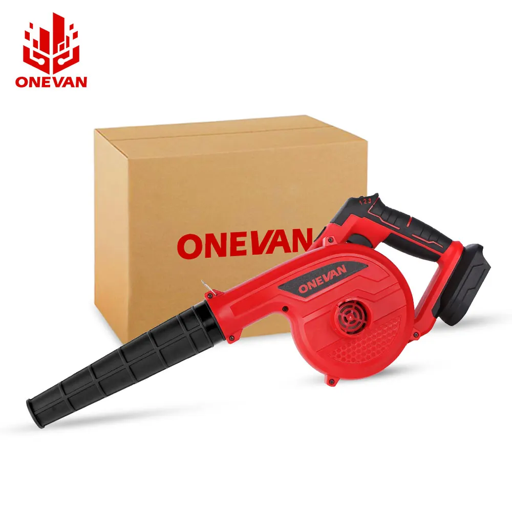 ONEVAN 2In1 Electric Air Blower 36000RPM Cordless Leaf Blower Dust Cleaner Garden Power Tools For Makita 18V Battery