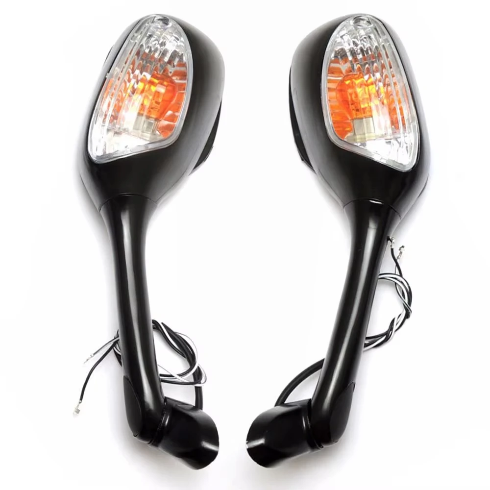 لسوزوكي GSX R GSXR600 GSXR750 GSXR1000 K5 K6 K7 K8 K9 SV650 SV1000 دراجة نارية مرآة الرؤية الخلفية مع أضواء LED