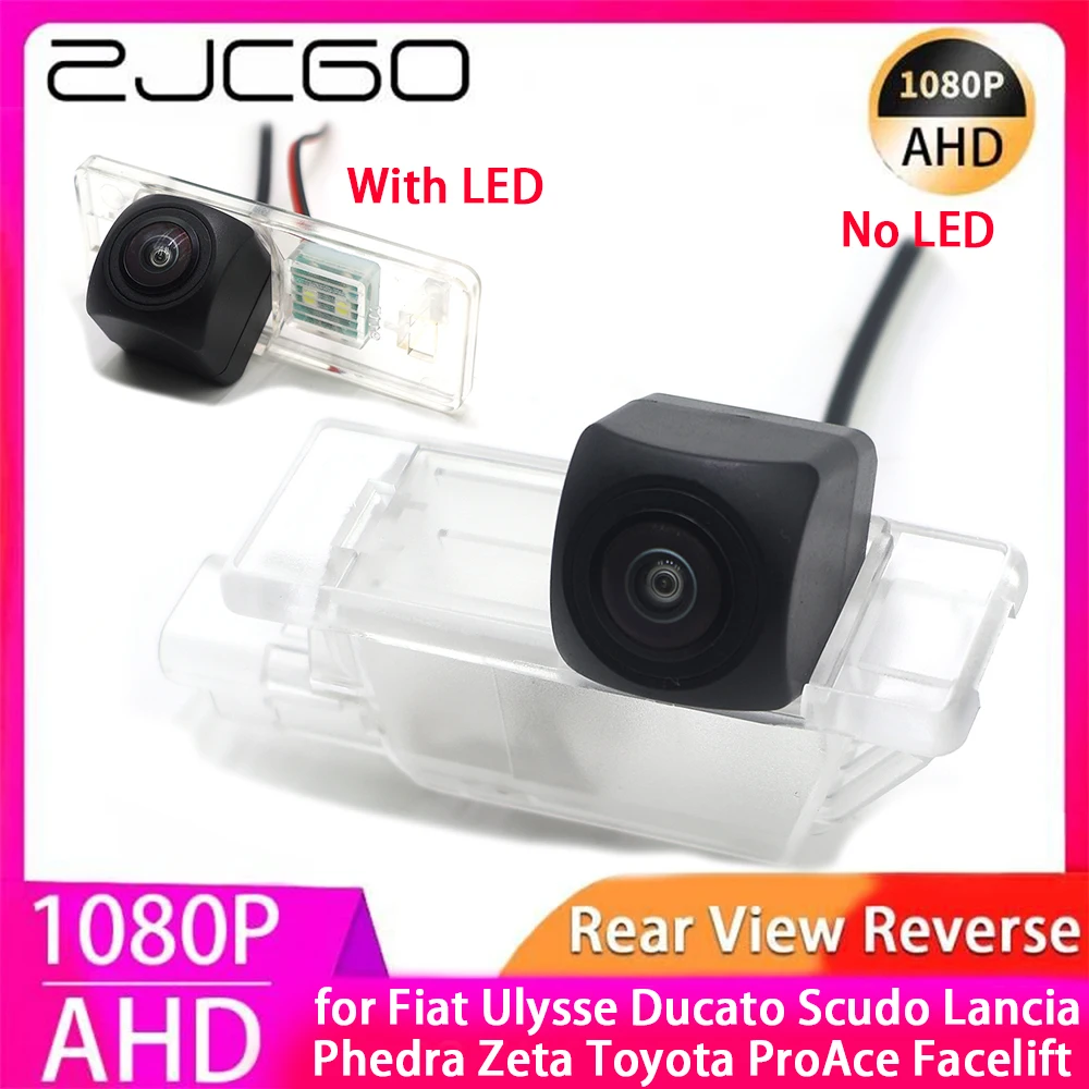 

ZJCGO AHD 1080P Parking Reverse Back up Rear View Camera For Fiat Ulysse Ducato Scudo Lancia Phedra Zeta Toyota ProAce Facelift